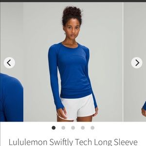 NWOT - Symphony Blue Long Sleeve Swiftly